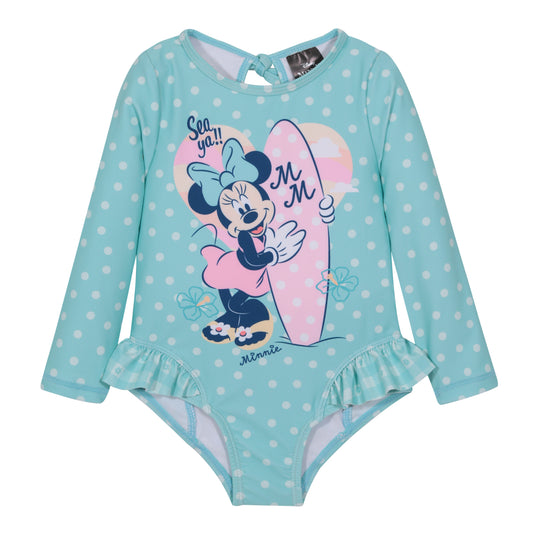 Traje de Baño Bebe Niña Entero UV50 M/Larga Disney Minnie