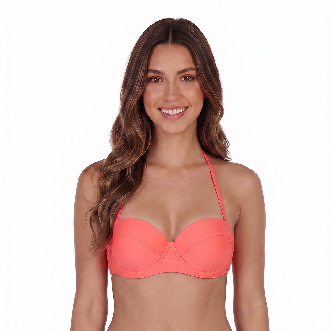 Bikini Top Balcony Coral Mujer | H2O Wear