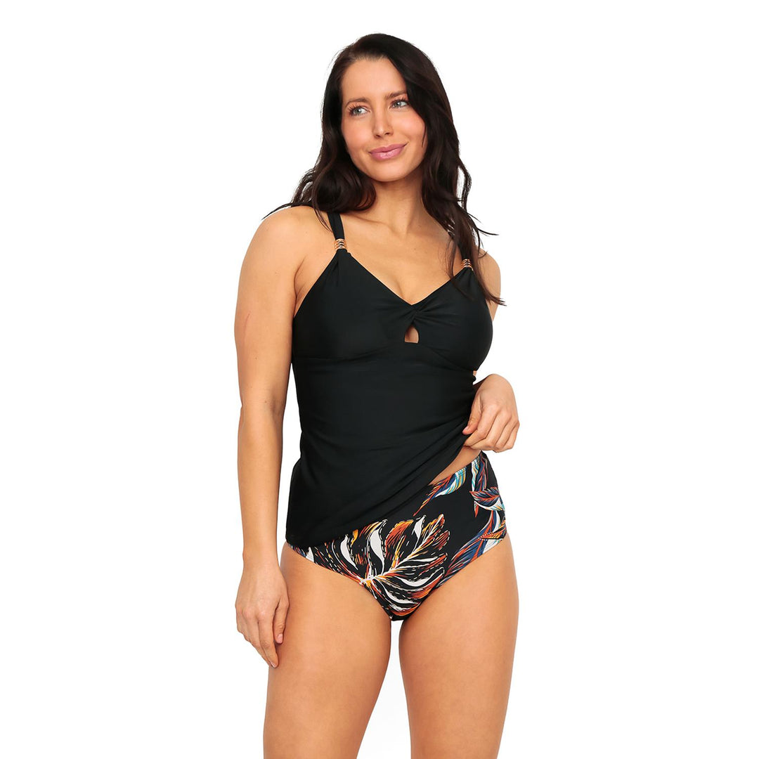 Traje de Baño Mujer Tankini Control Jessica H2O Wear Negro