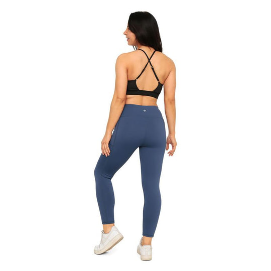 Legging Mujer Clasica Con Bolsillos H2O Wear Azul