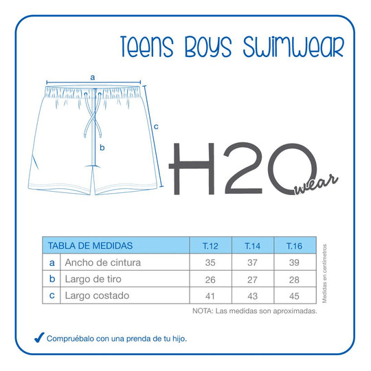 Short de Baño Teens Niño | H2O WEAR