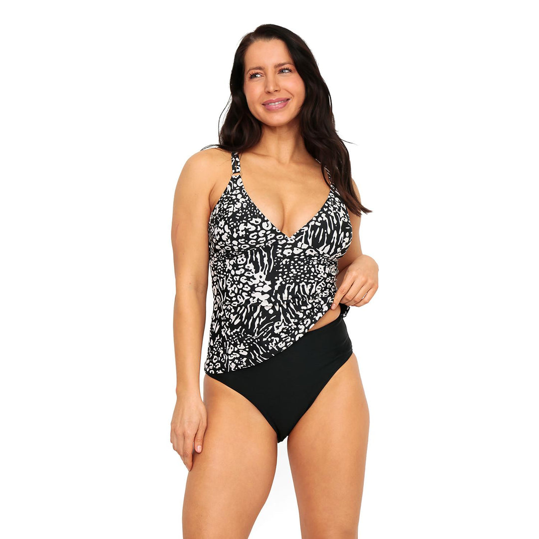 Traje de Baño Mujer Tankini Isabella  H2O Wear  Negro