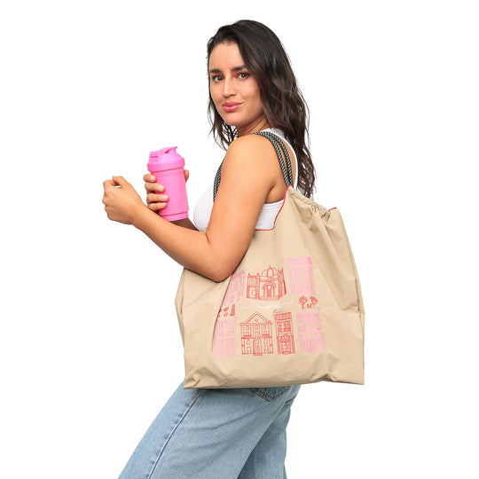 Bolso Bordado Amsterdam H2O Wear Beige