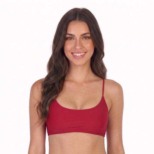 Bikini Top Burdeo Mujer | H2O Wear