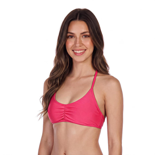 Traje de Baño Mujer Top Bralette Burdeo | H2O WEAR