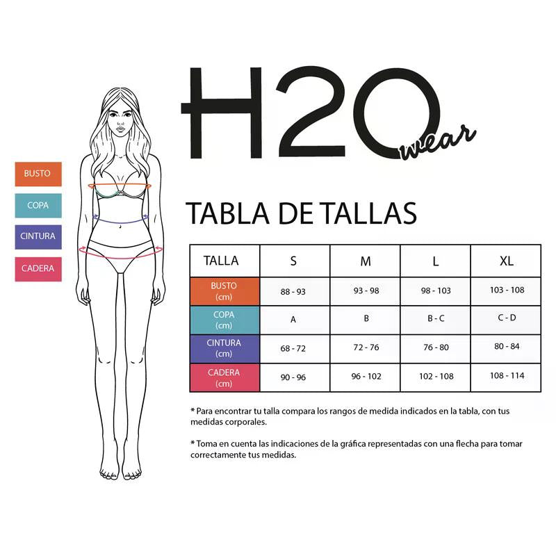 Traje de Baño Bikini Mujer H2O Wear Halter Banda Magenta