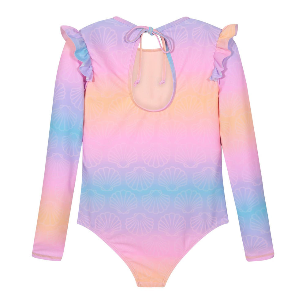 Traje de Baño UV50 Niña Vuelo Hombros M.Larga | H2O WEAR