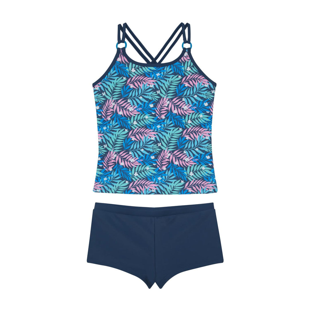 Tankini UV50 Teens Niña Subl Espalda Cruzada | H2O WEAR