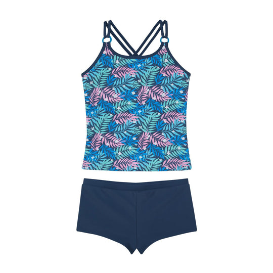 Tankini UV50 Teens Niña Subl Espalda Cruzada | H2O WEAR