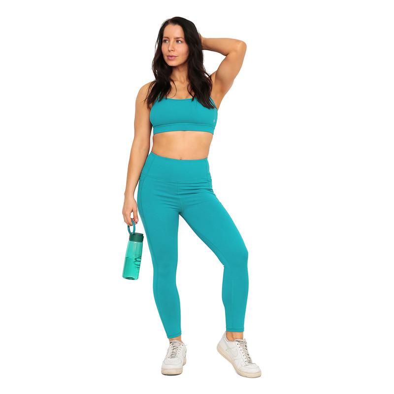 Legging Mujer Clasica Con Bolsillos H2O Wear Turquesa