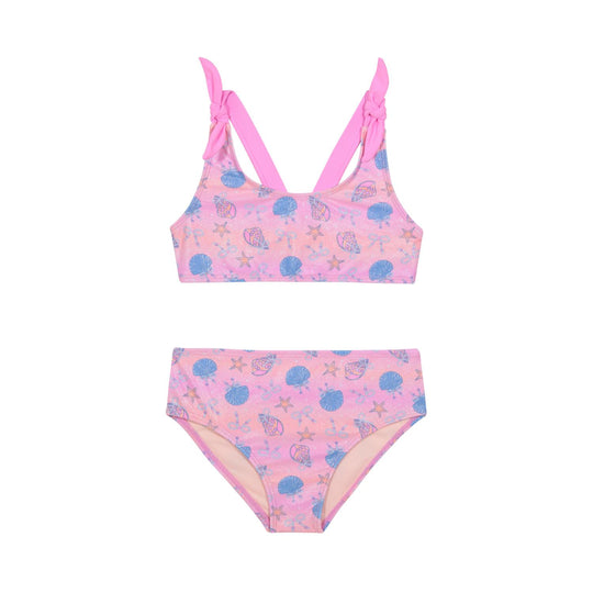 Bikini UV50 Niña Straps Y Fake Ties | H2O WEAR