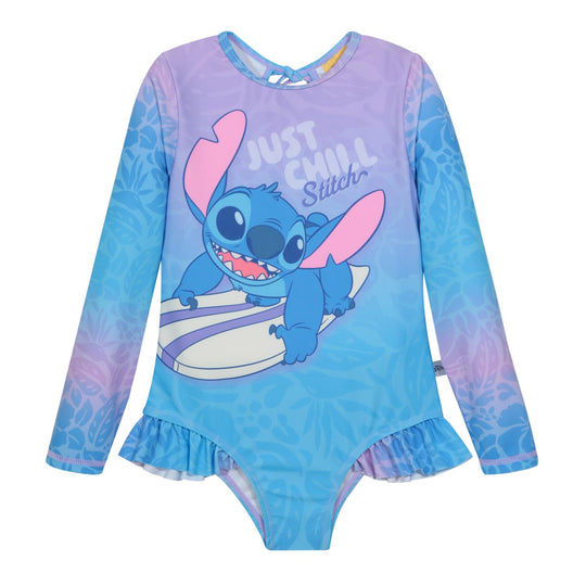 Traje de Baño UV50 Niña M.Larga Stitch | DISNEY