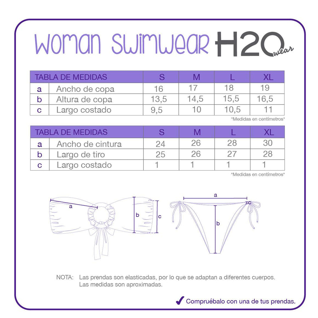 Bikini Mujer Strapples Maite | H2O WEAR