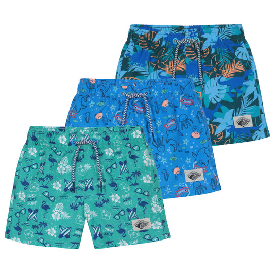 Pack 3 Short Baño Bebé Niño | H2O WEAR