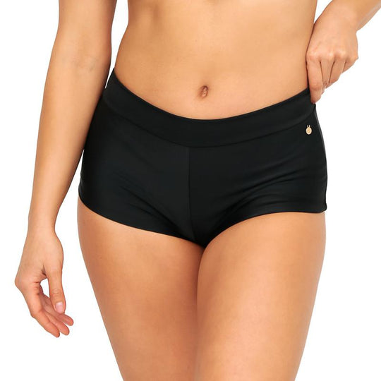 Traje de Baño Bottom Hot Pant Olivia H2O Wear Negro