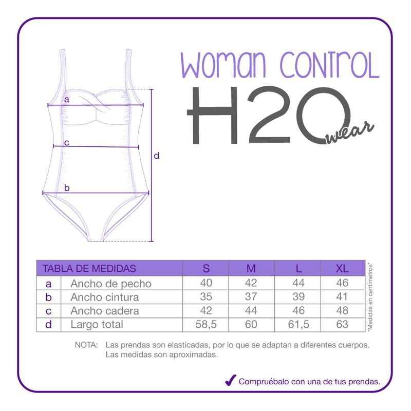 Traje de Baño Mujer Control Diana H2O Wear Multicolor
