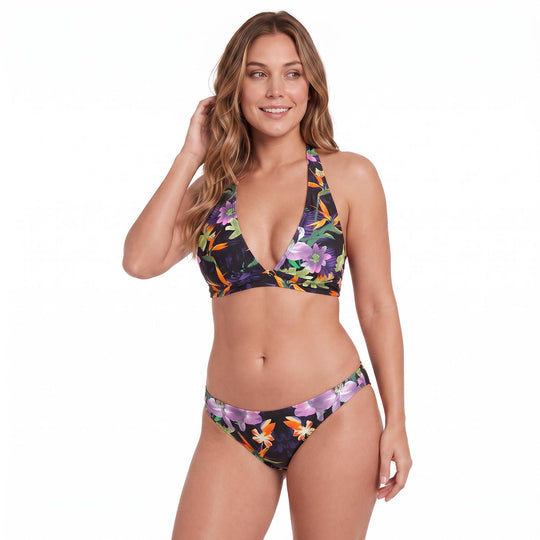 Traje de Baño Bikini Halter para Mujer Negro