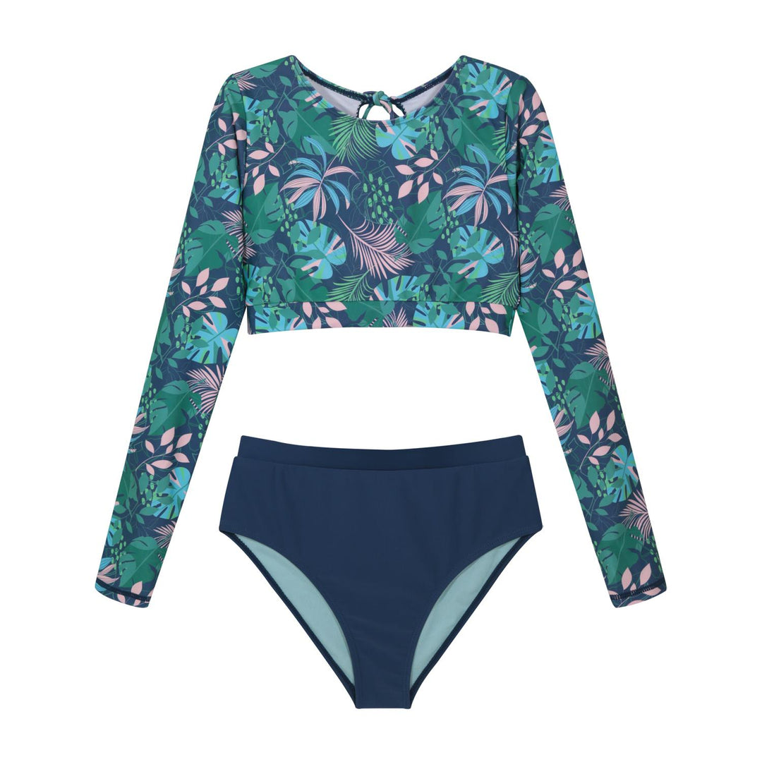 Tankini UV50 Teens Niña Crop Top M.Larga | H2O WEAR