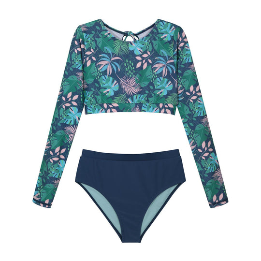 Tankini UV50 Teens Niña Crop Top M.Larga | H2O WEAR