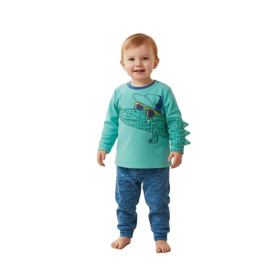 Bebe Pijama Cocodrilo 2Pz H2O Wear Verde Polar