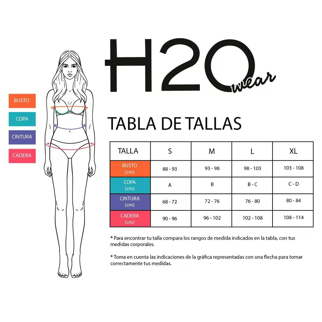 Traje de Baño Bikini Mujer Triángulo H2O Wear Rojo