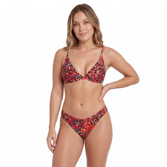 Traje de Baño Bikini Mujer H2O Wear Triangulo Fijo Est. Violeta