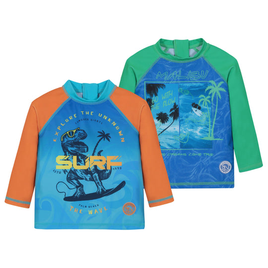 Pack 2 Polera UV Bebé Niño M.Larga | H2O WEAR