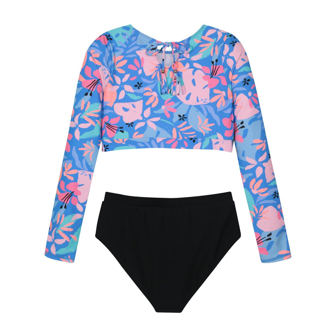 Tankini UV50 Teens Niña Crop Top M.Larga | H2O WEAR