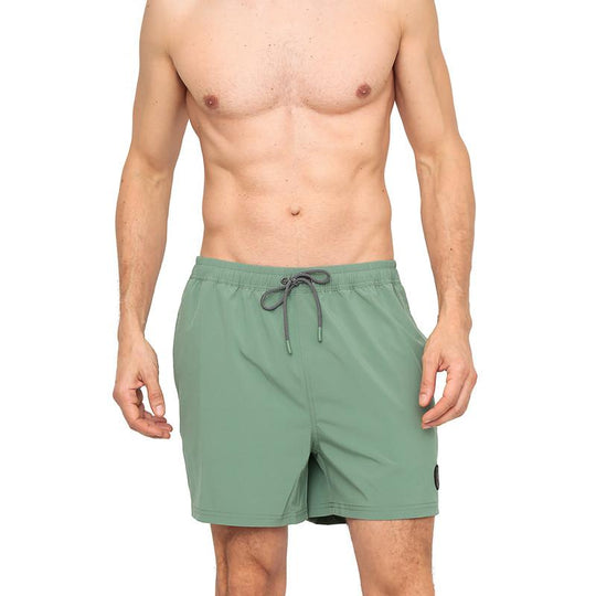 Traje de Baño Hombre Short W Stretch H2O Wear Verde