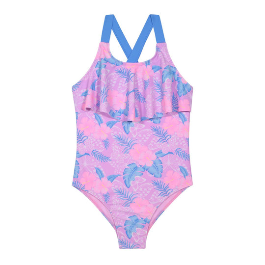 Traje de Baño UV50 Niña Vuelo Frontal | H2O WEAR