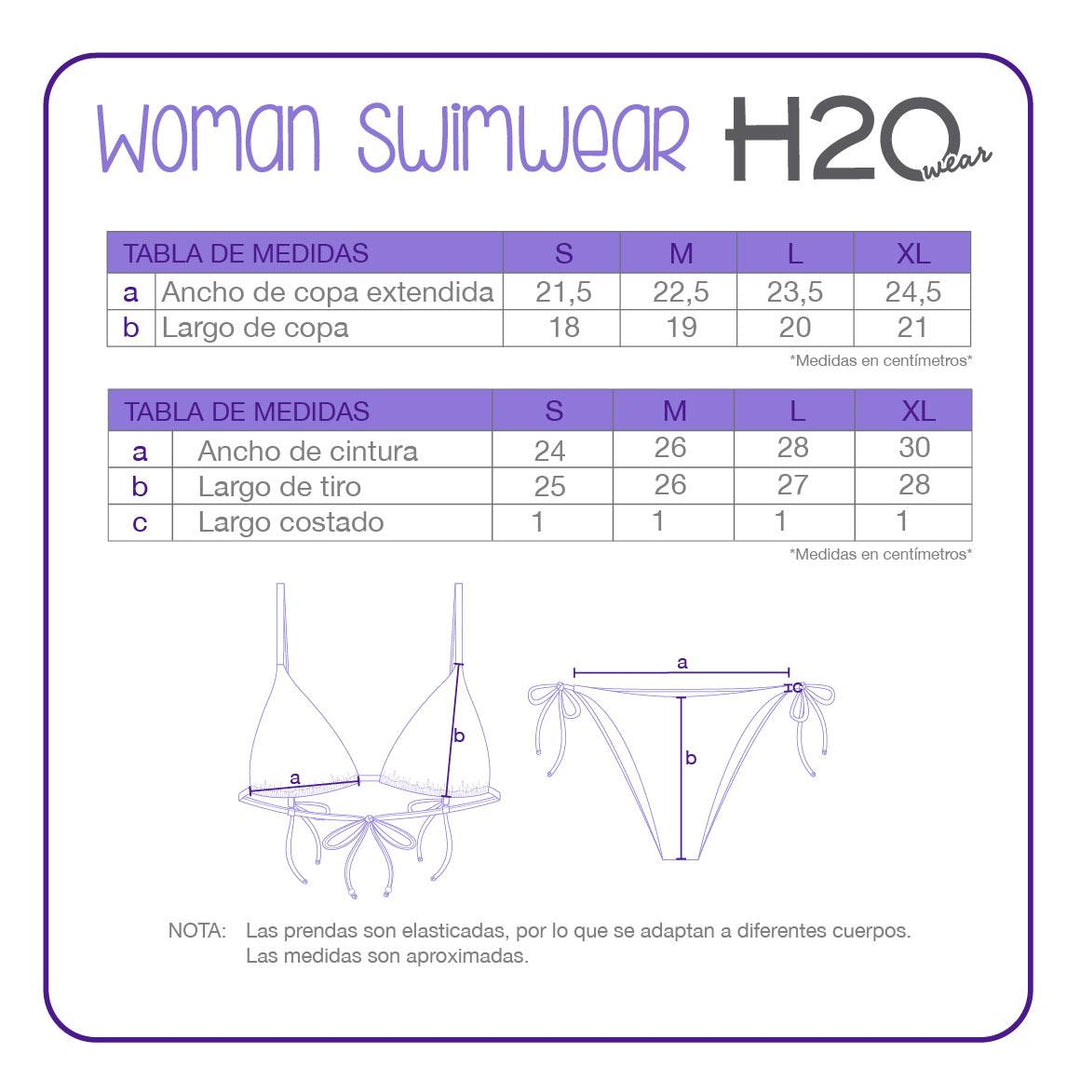 Bikini Mujer Triangulo Olivia | H2O WEAR