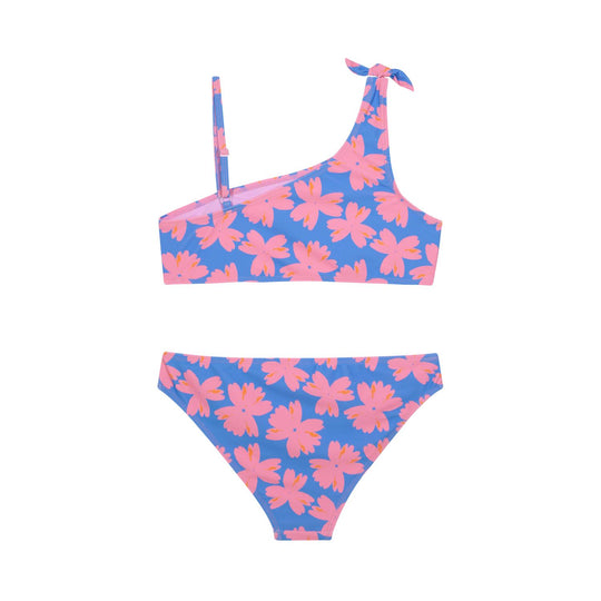 Bikini UV50 Teens Niña Bandeau Sub y Liso | H2O WEAR