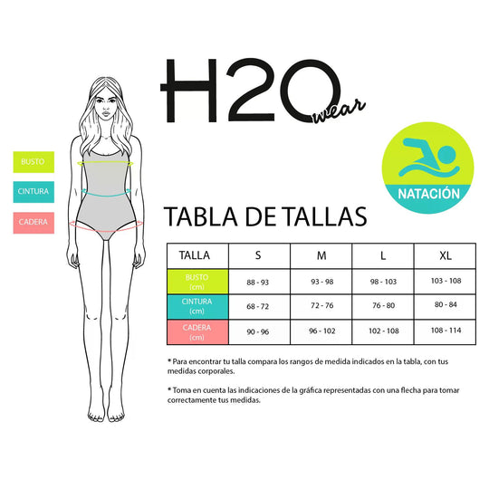 Traje de Baño Bikini Mujer Modelo Deportivo|H2O Wear Turquesa