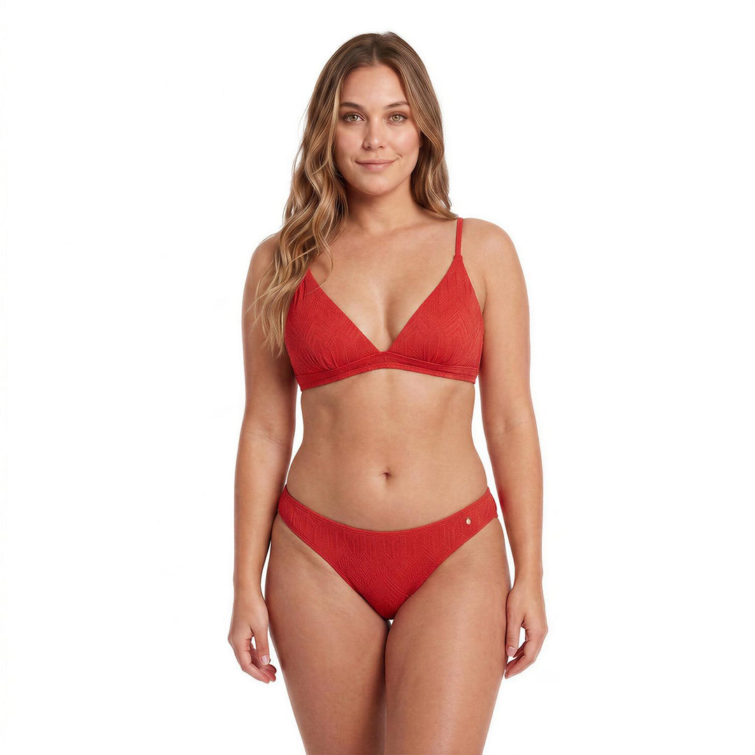 Traje de Baño Bikini MujerTriangulo Textura Rib | H2O Wear