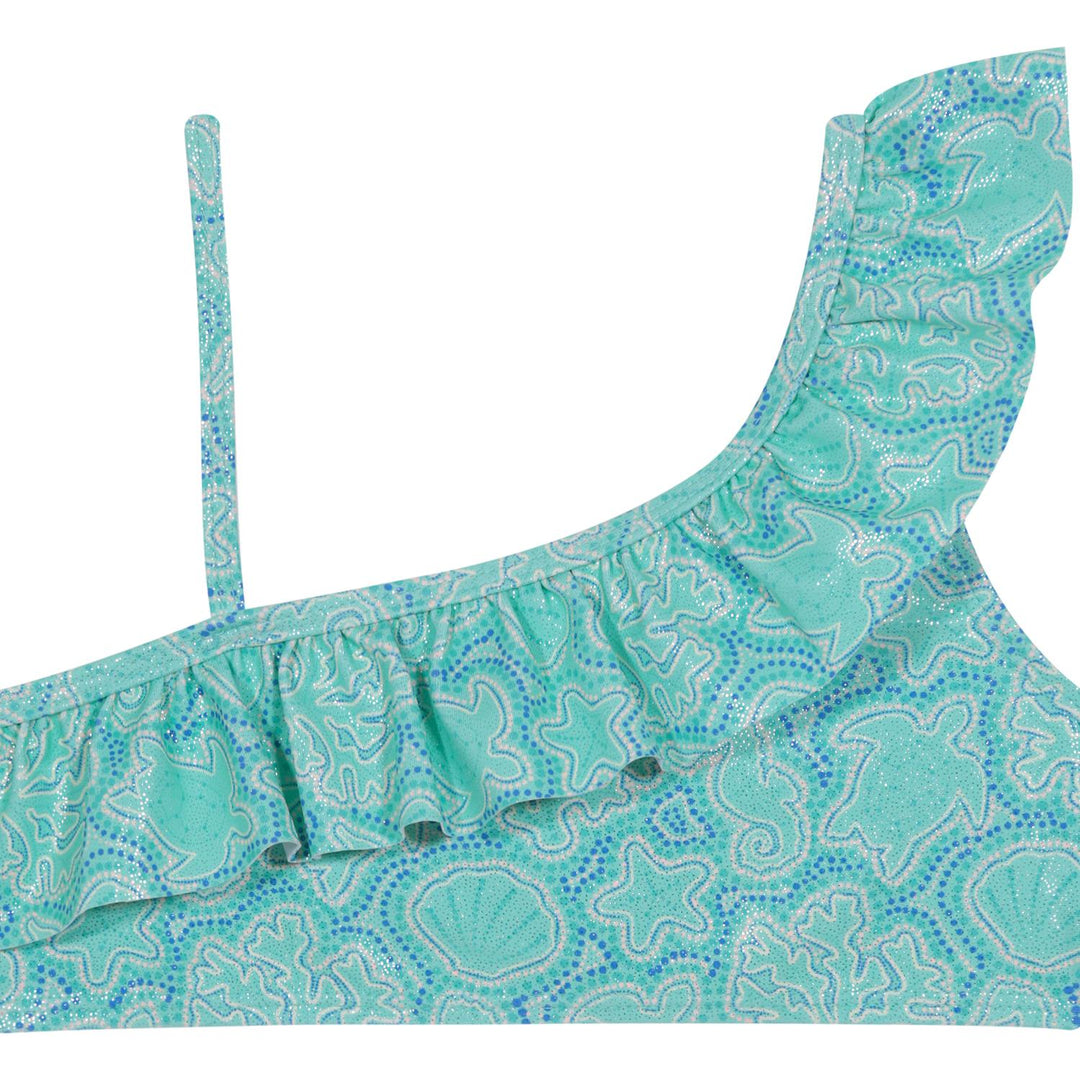 Bikini UV50 Niña 1 Hombro Y Vuelo | H2O WEAR