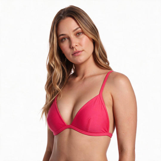 Traje de Baño Mujer Top Triangulo Burdeo | H2O WEAR