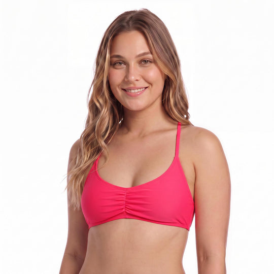 Traje de Baño Mujer Top Bralette Burdeo | H2O WEAR