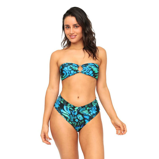 Traje de Baño Mujer Bottom Alto Raquel H2O Wear Azulino