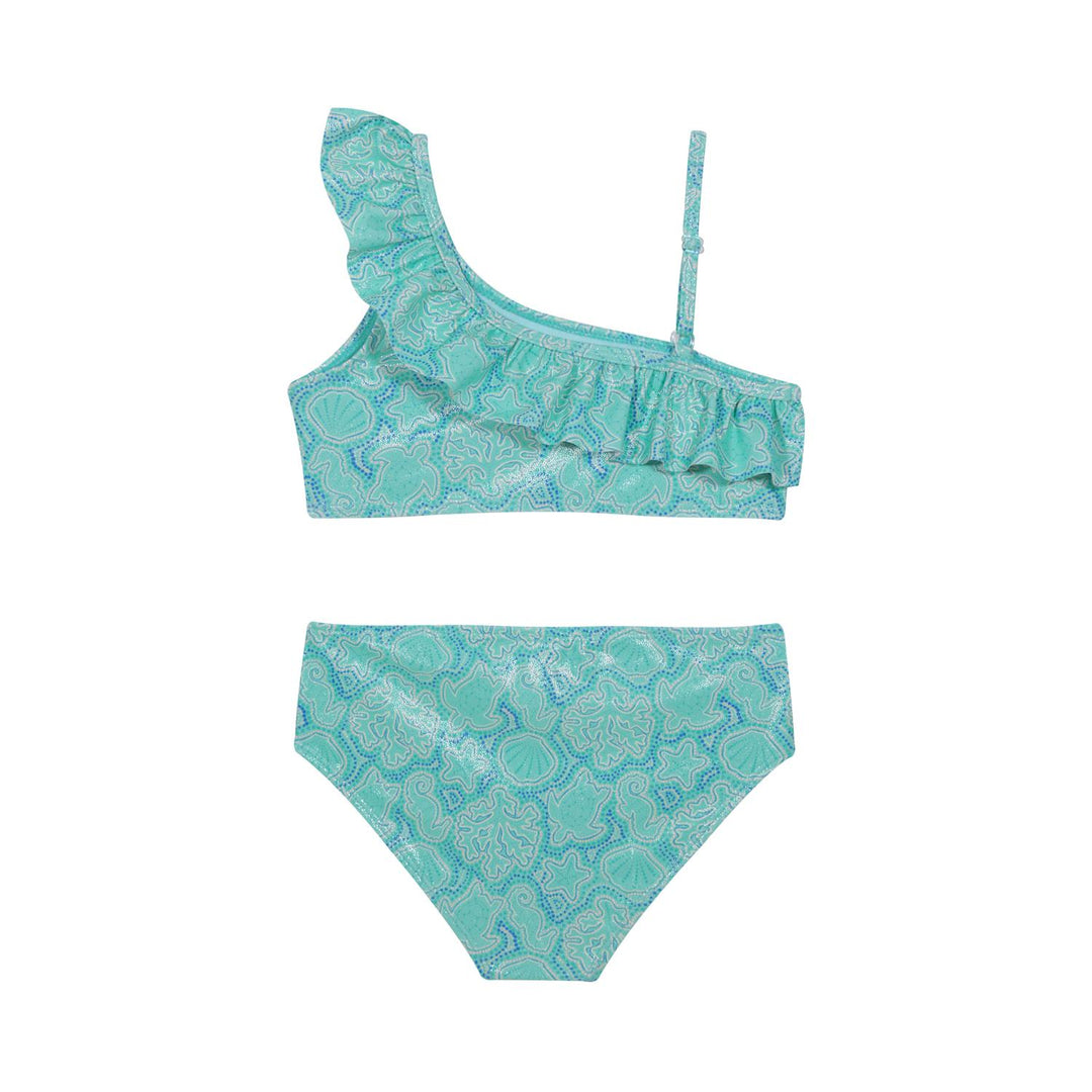 Bikini UV50 Niña 1 Hombro Y Vuelo | H2O WEAR