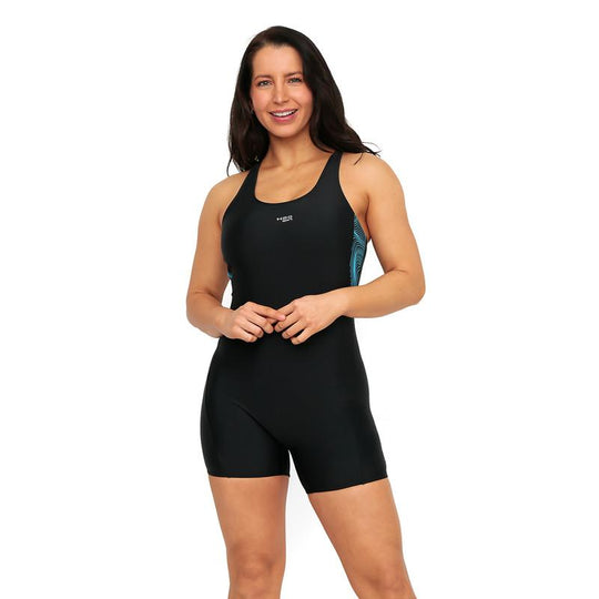 Traje de Baño Mujer Deportivo Largo H2O Wear Negro