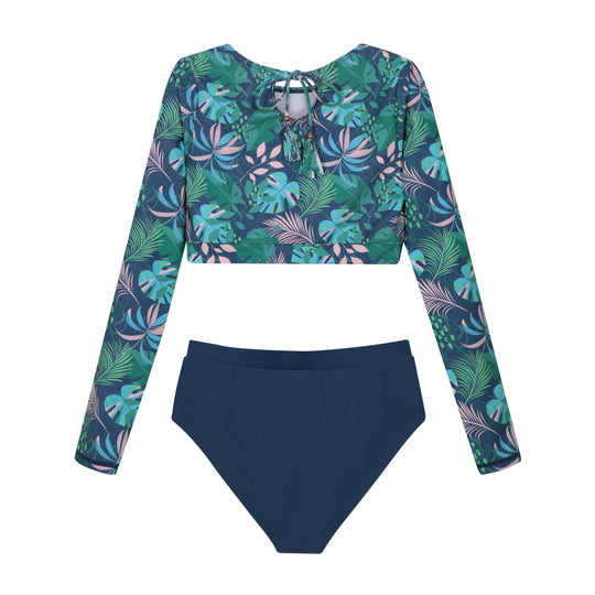 Tankini UV50 Teens Niña Crop Top M.Larga | H2O WEAR