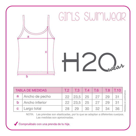 Traje de Baño Niña Tankini Disney Princesas