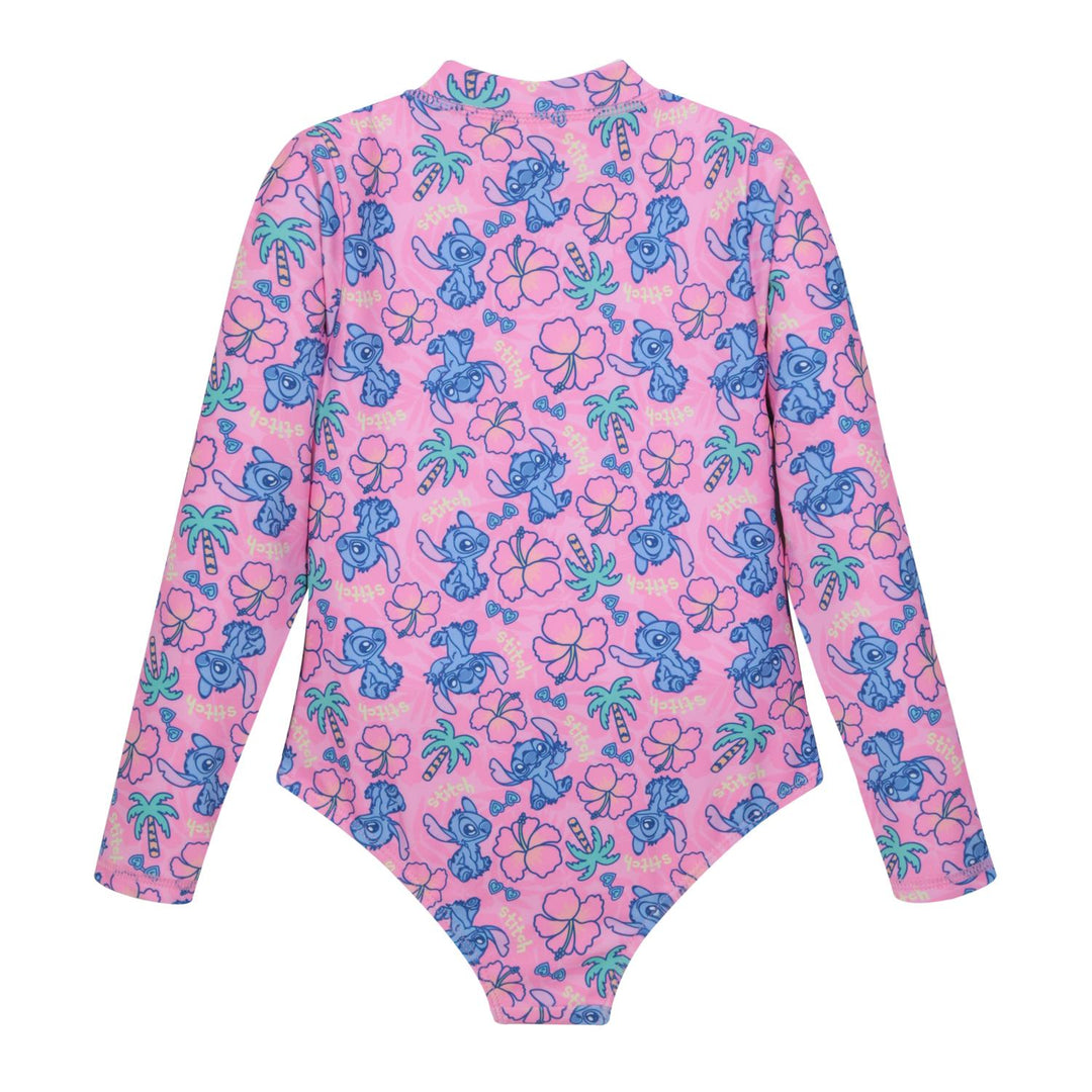 Traje de Baño UV50 Niña M.Larga Stitch | DISNEY