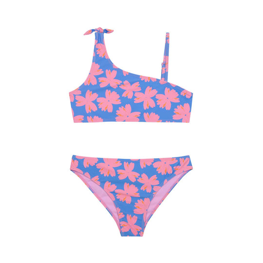 Bikini UV50 Teens Niña Bandeau Sub y Liso | H2O WEAR