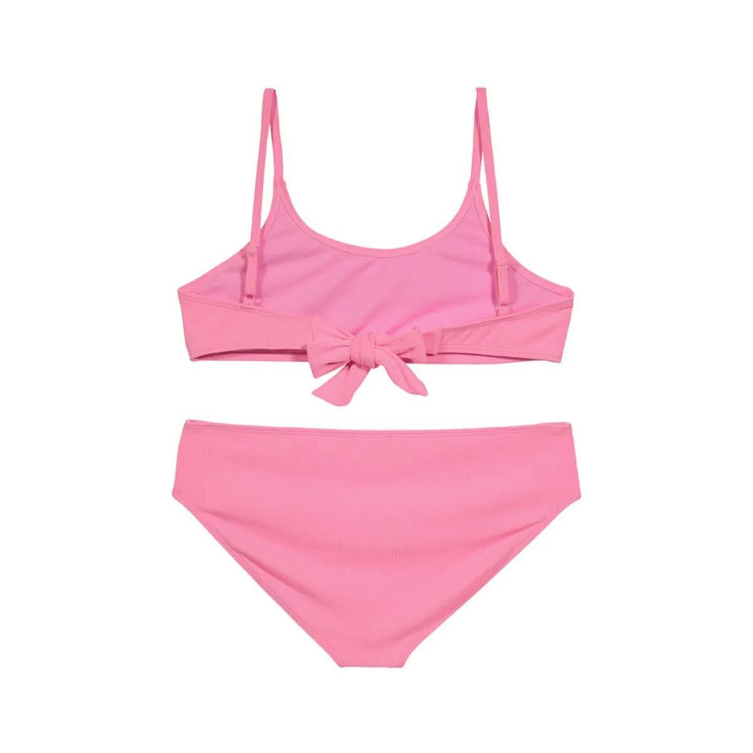Teens Niña Bikini UV+30 Bretel Rib Rosado