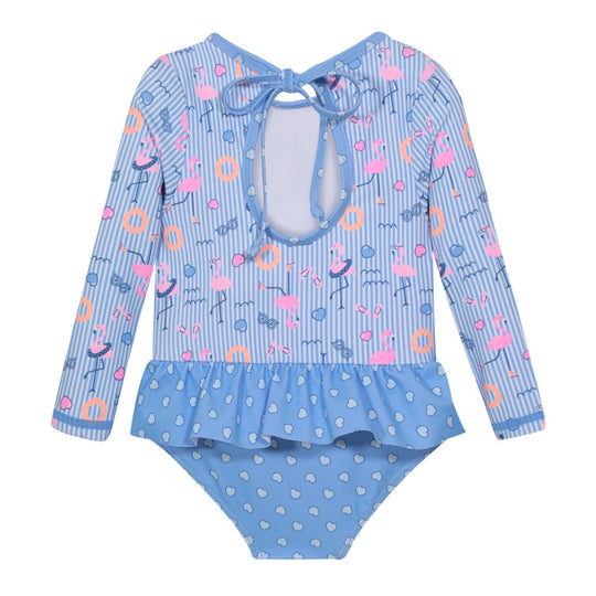 Traje de Baño UV50 Vuelo Cintura Bebé Niña  M.Larga | H2O WEAR