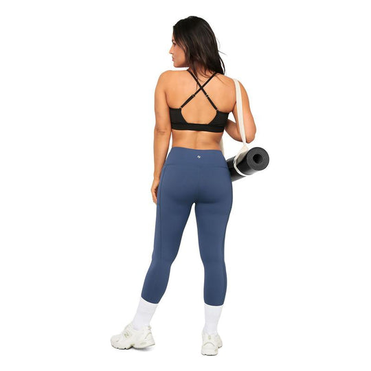 Legging Mujer Clasica Con Bolsillos H2O Wear Azul