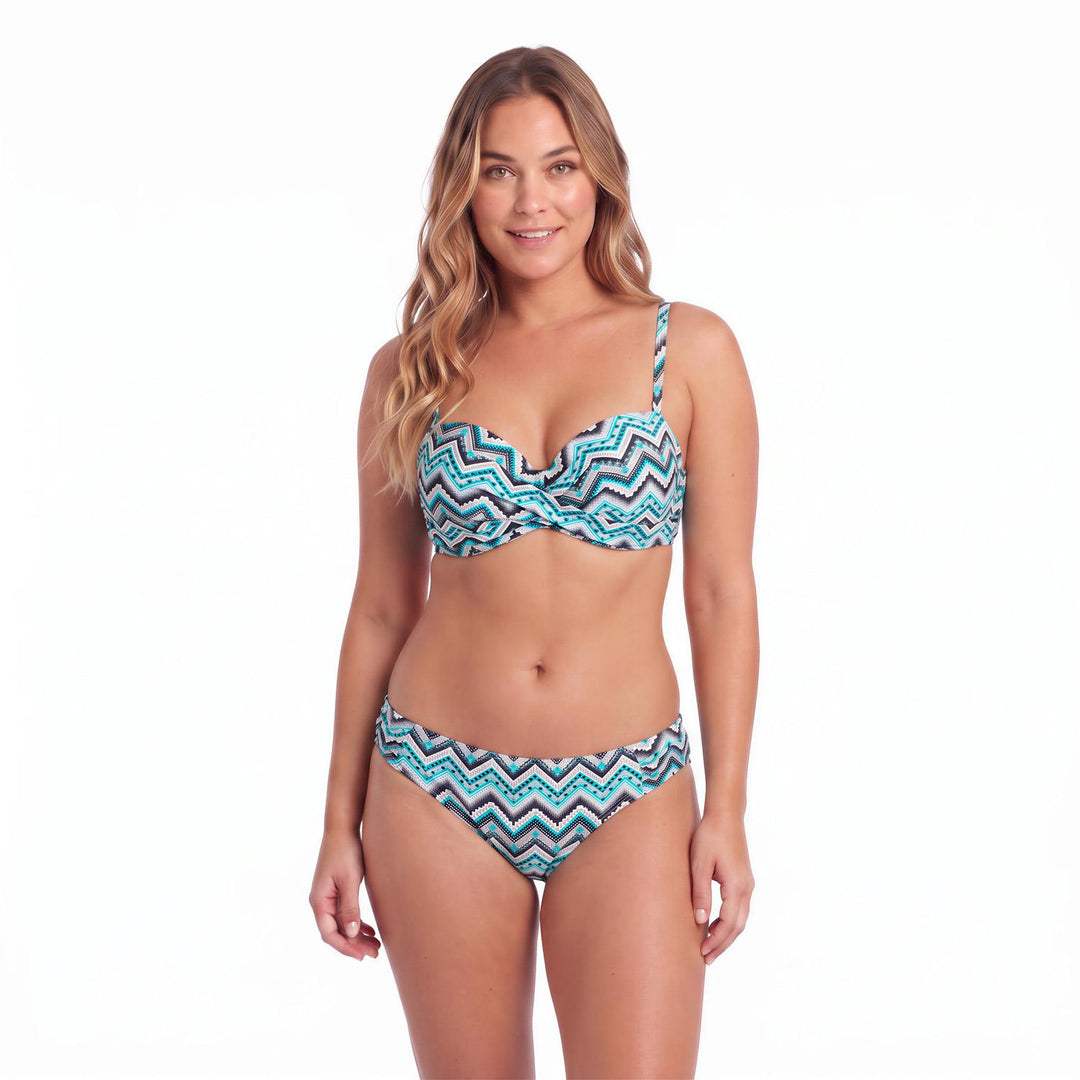 Traje de Baño Bikini Mujer Copa Bandeau |H2O Wear Turquesa