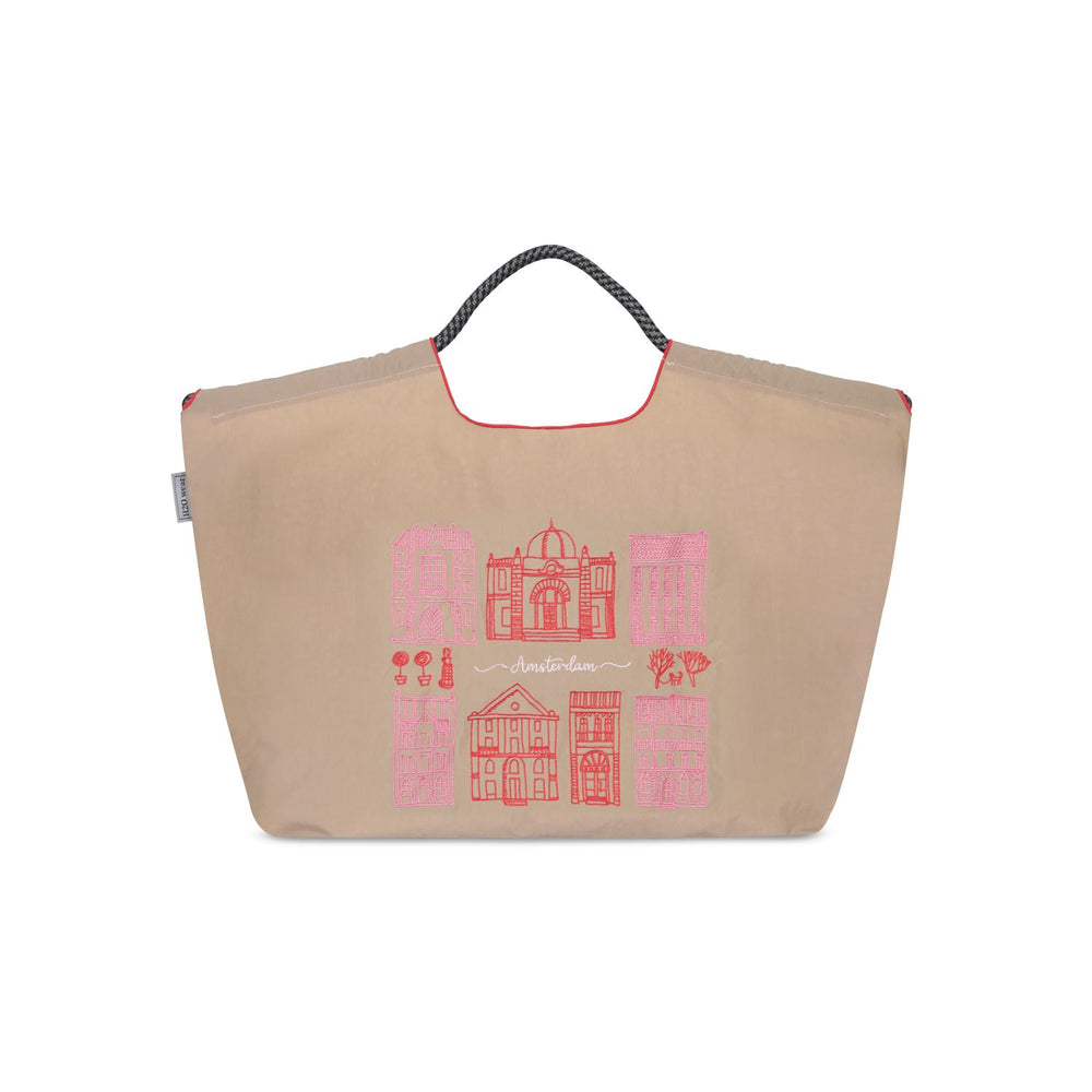 Bolso Bordado Amsterdam H2O Wear Beige