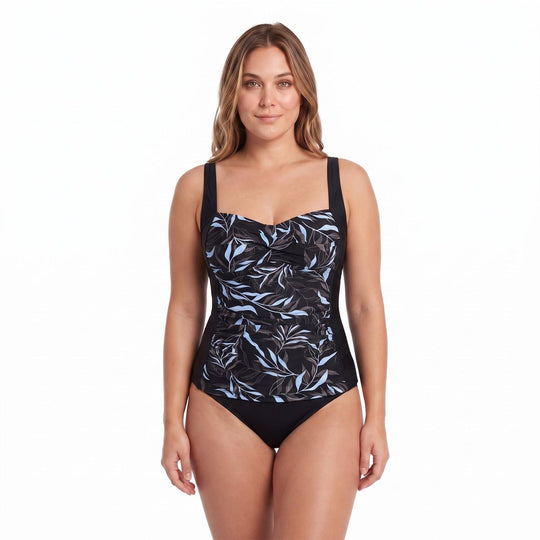 Tankini Mujer Control Cortes Costado Y Bottom Alto Selena | H2O WEAR